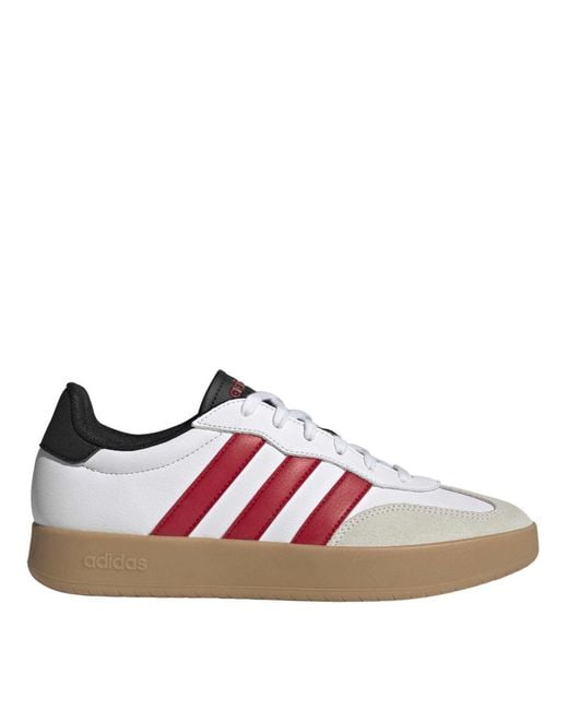 Adidas White Barreda Low-Top Trainers for men