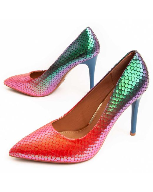 Montevita Multicolor Heel Shoe Queen2