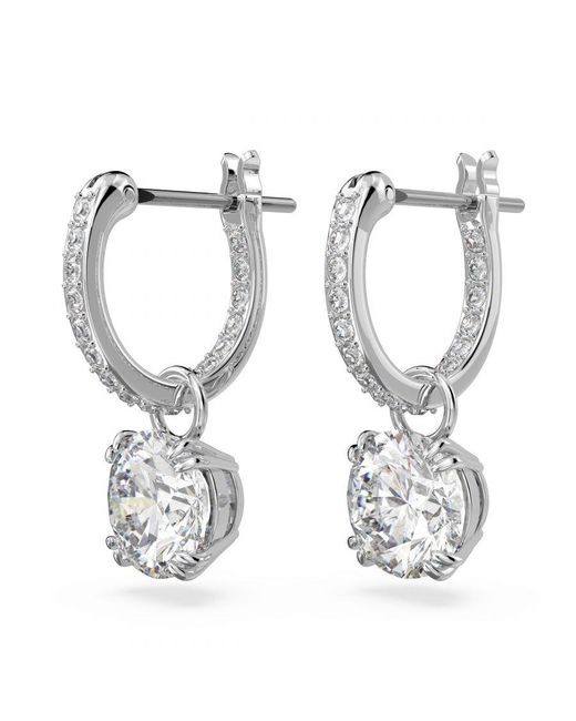 Swarovski White Constella Drop Earrings