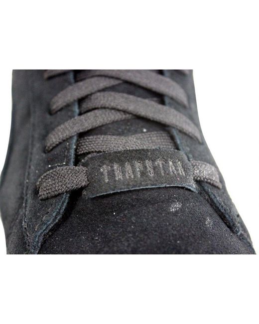 PUMA Suede X Trapstar Black Lo Lace Up Trainers S 361500 01 B28d for men