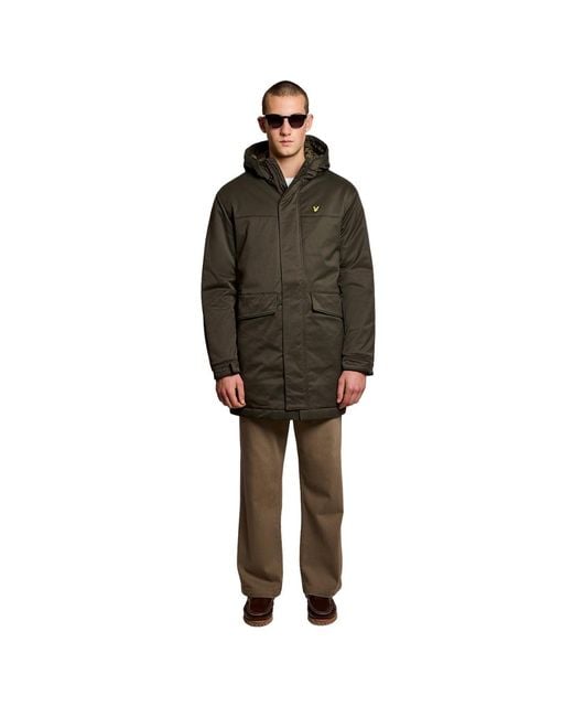 Lyle & Scott Brown Parka for men