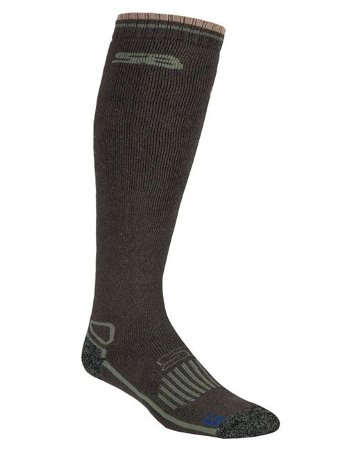 Storm Bloc Black Extra Long Knee High Wool Blend Thermal Boot Socks For Wellies for men