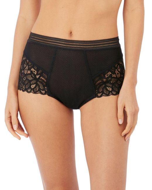 Wacoal Black Raffine Full Brief Polyamide