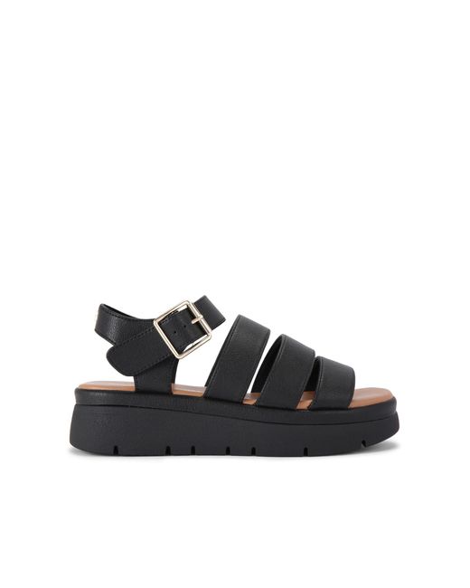 KG by Kurt Geiger Black Daisy Cage Sandals