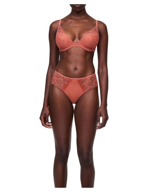 Passionata Red Thelma Plunge T-Shirt Bra