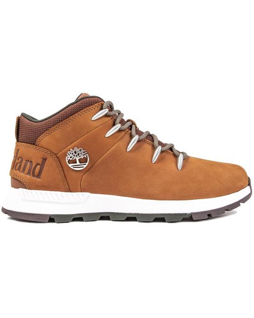 Timberland Brown Sprint Trekker Mid Boots for men