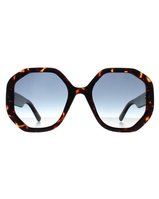 Marc Jacobs Black Round Dark Havana Gradient 659/S