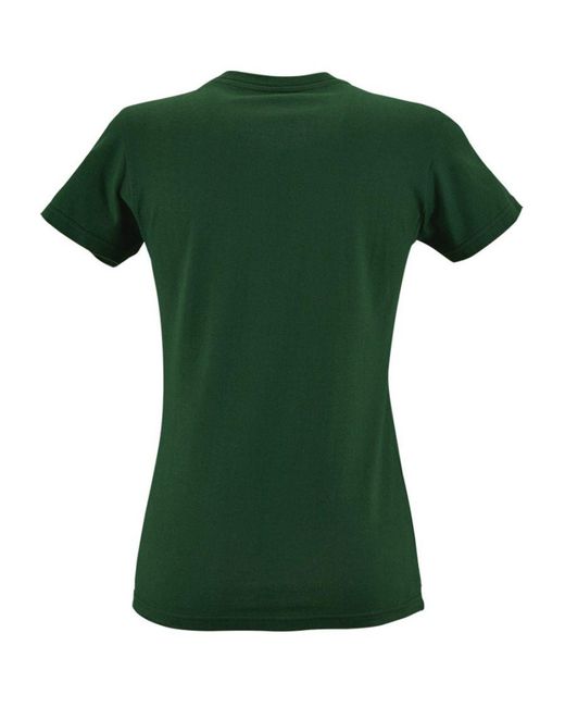 Sol's Green Ladies Imperial Heavy Short Sleeve T-Shirt (Bottle)