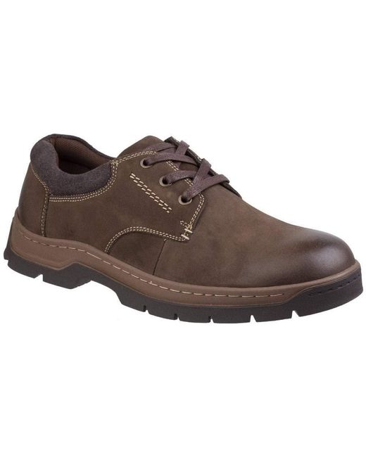 Cotswold Brown Thickwood Lace Up Nubuck Leather Casual Shoe for men