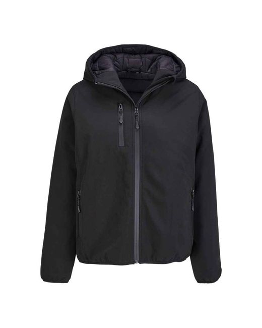 Sol's Falcon Gewatteerd Softshell Jack (zwart) in het Black