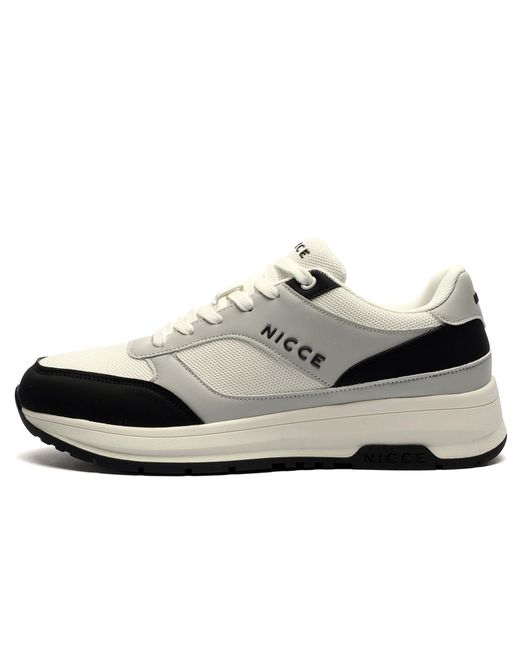 Nicce London Black Advell Trainers for men