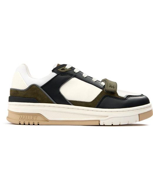 Mallet Black Carlton Trainers for men
