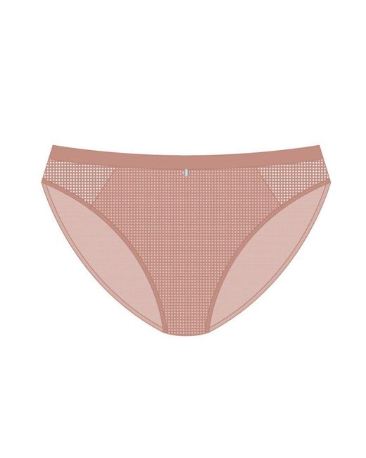 Chantelle Pink Motif Brief