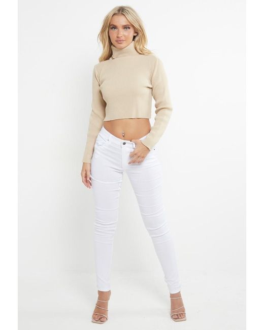 MYT White Ladies Skinny Super Stretch Chinos Viscose