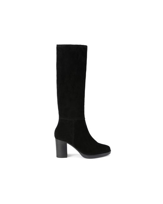 Carvela Kurt Geiger Black Suede Knee Boots
