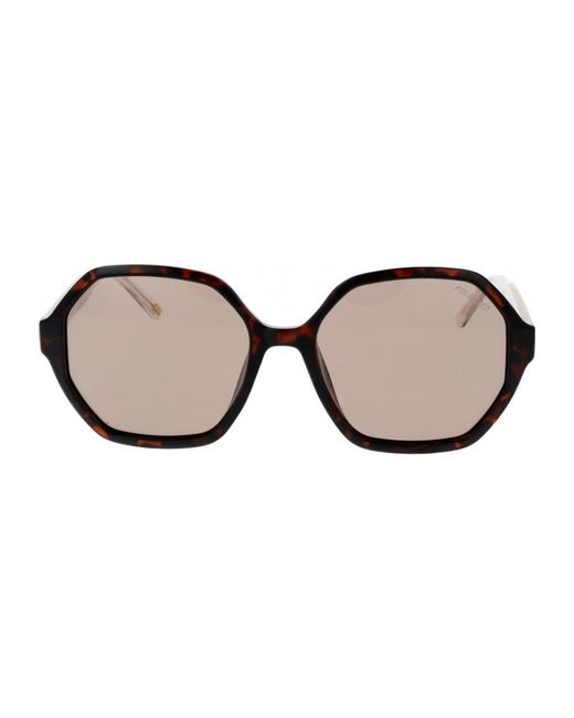 Skechers Brown Se6358 5752H 57 52H Sunglasses