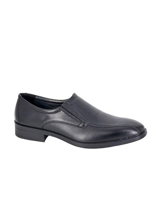 Imac Blue Jonty Leather Shoes for men