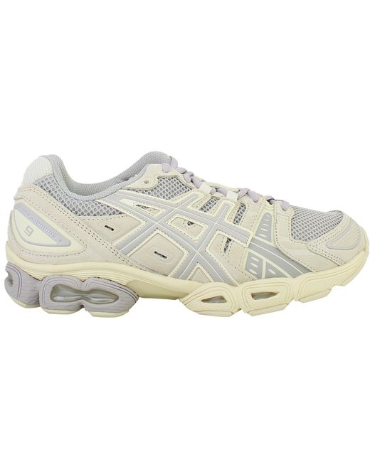 Asics White Gel-Nimbus 9 Trainers