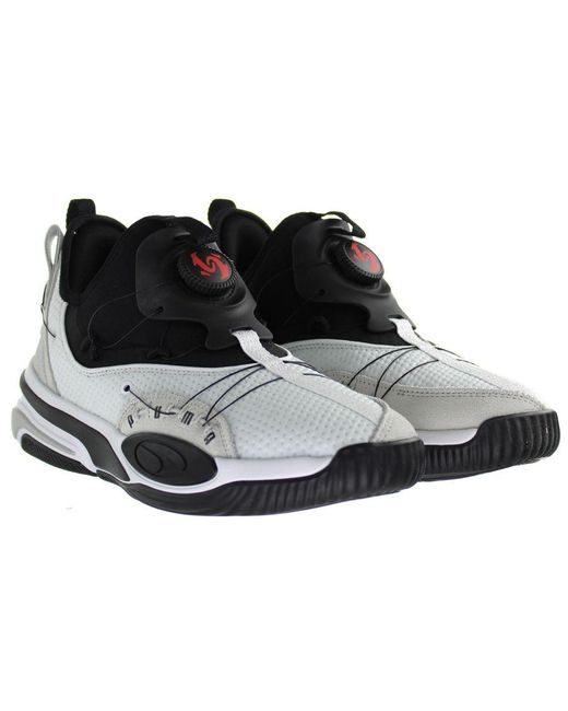 PUMA Black Double Disc Trainers for men