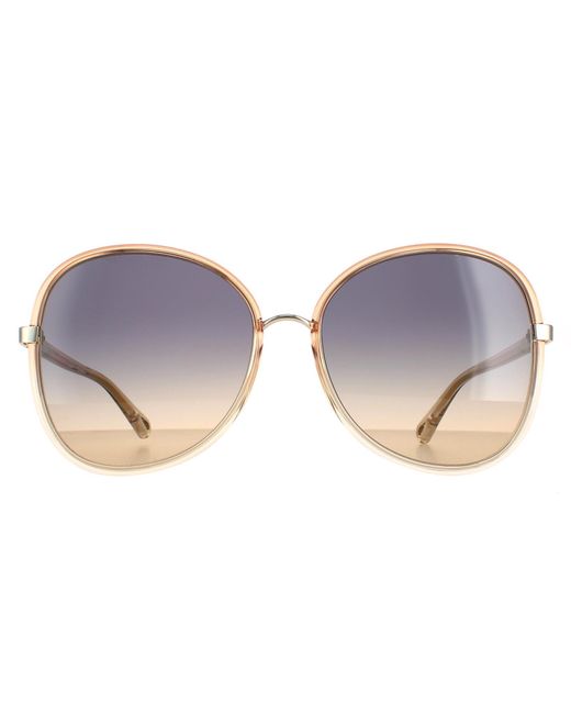 Chloé Gray Chloé Butterfly Crystal Gradient Ch0030S Franky