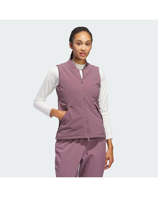 Adidas Originals Purple Ultimate365 Tour Frostguard Vest