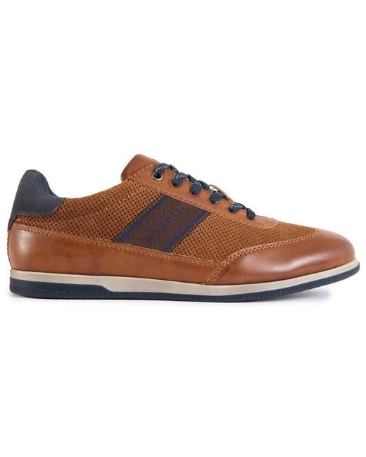 Bugatti Brown Slim Trainers for men