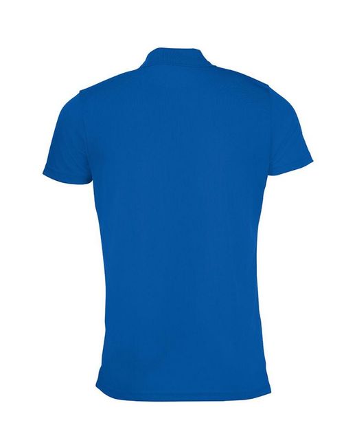 Sol's Blue Performer Short Sleeve Pique Polo Shirt (Royal) for men