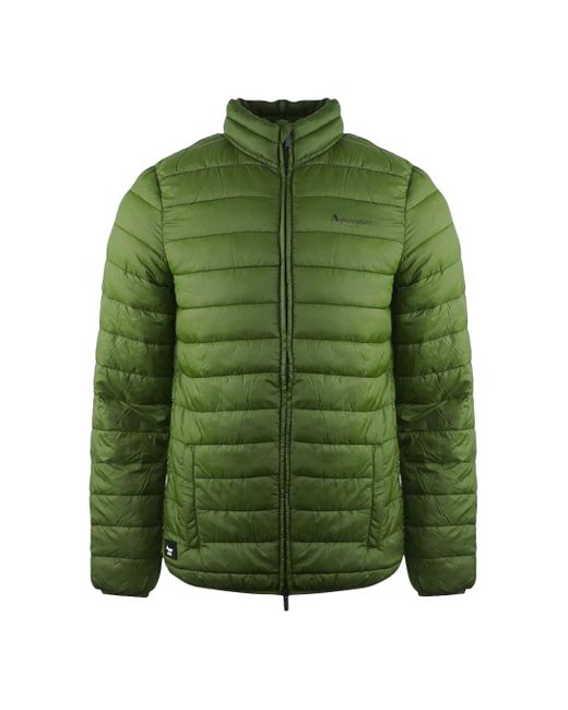 Aquascutum Green London Logo Army Active Jacket Polyamide for men