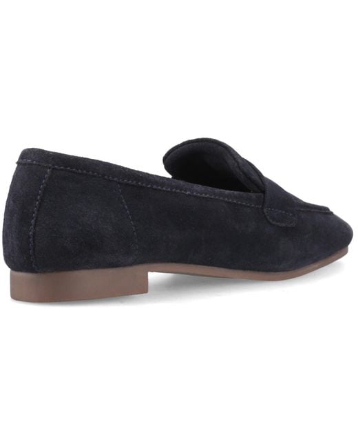Hush Puppies Blue Sutton Suede Leather Loafers