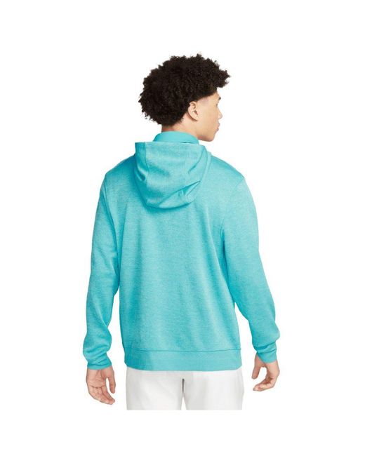 Nike Blue Dri-Fit Golf Hoodie (Ocean Bliss/Baltic/Brushed) for men