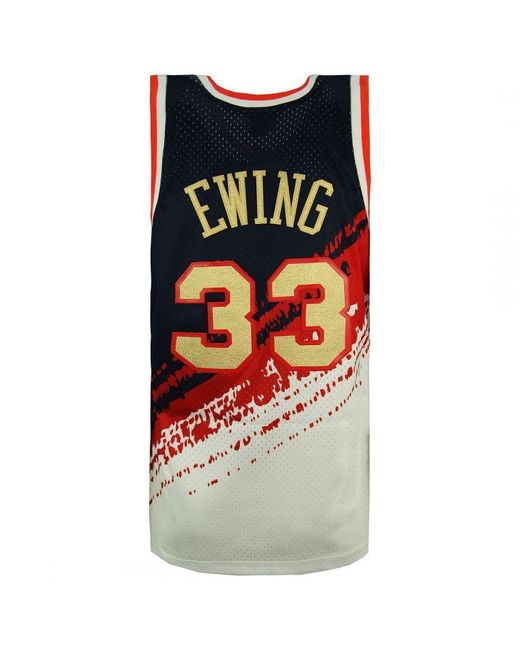 Mitchell & Ness Multicolor New York Knicks Patrick Ewing Swingman Vest for men