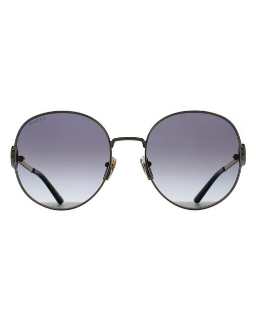 Gucci Purple Round Gg2047S Metal