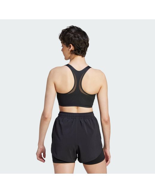 Adidas By Stella McCartney Black Truepurpose Power Impact Training Medium-Support Bra