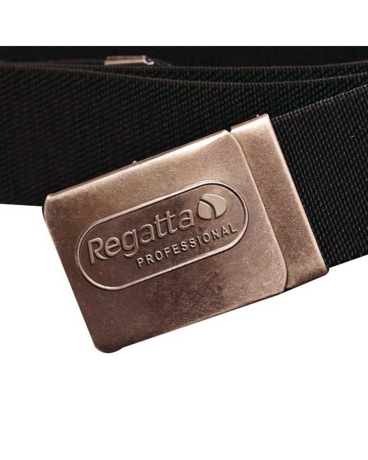 Regatta Black Premium Workwear Belt With Stretch for men