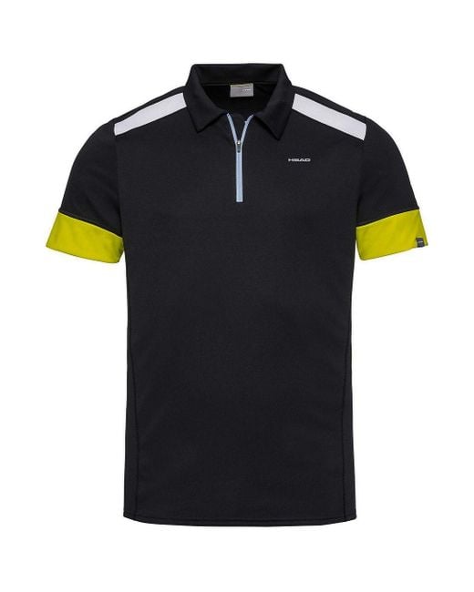Head Blue Tennis Polo Shirt for men