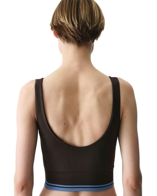 Penti Black Padded V-Neck Sports Bra