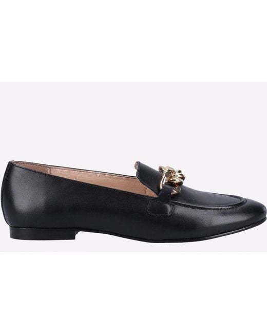 Hush Puppies Black Harper Chain Loafer