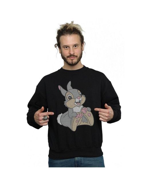 Disney Black Classic Thumper Sweatshirt () for men