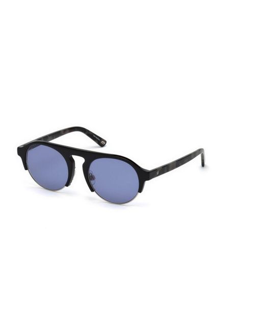 WEB EYEWEAR Blue Acetate Sunglasses for men