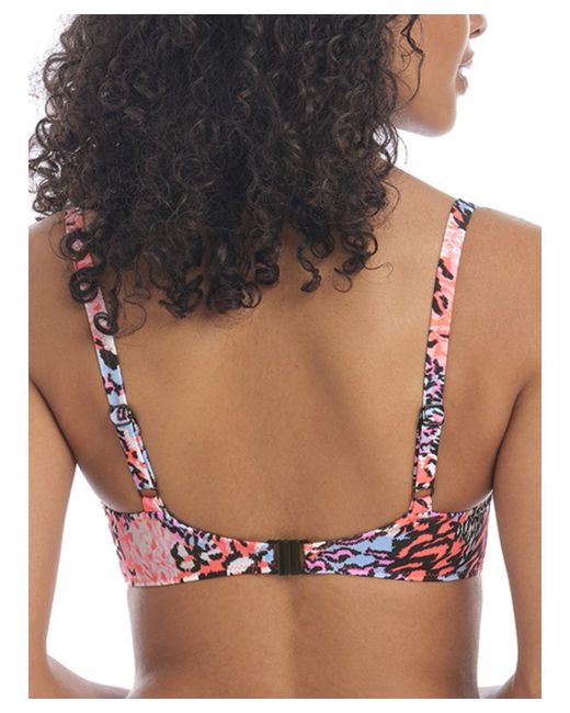Freya Purple Serengeti Haze Plunge Bikini Top