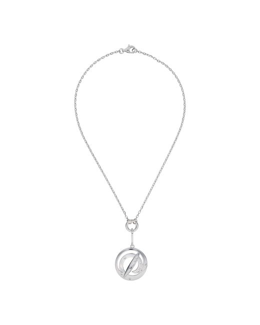 Orphelia Metallic 925 Sterling Chain With Pendant