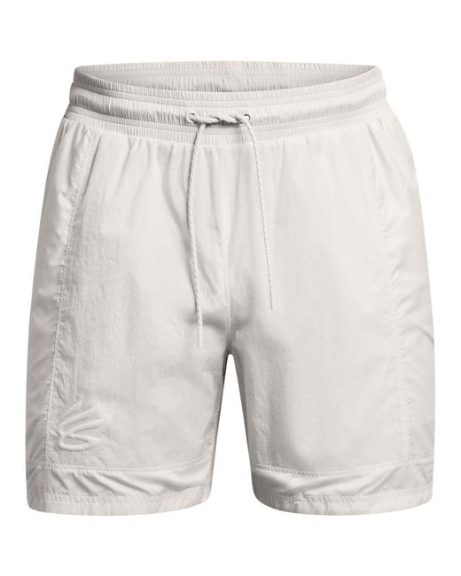 Under Armour Natural Curry Track Bermuda Shorts for men