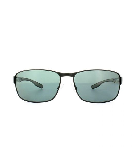 Boss Green Sunglasses 0569/P/S 92K Ra Dark Ruthenium Polarized Metal for men