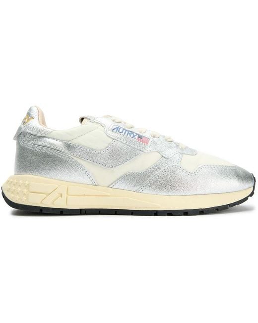 Autry White Reelwind Low Trainers