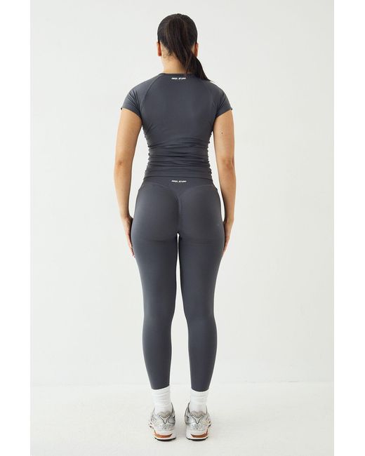 DSGN Studio Blue Sport Contour Bum Scrunch Seamless Legging