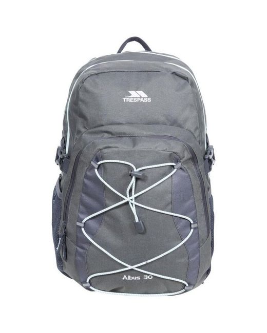 Trespass Gray Albus 30 Litre Casual Rucksack/Backpack