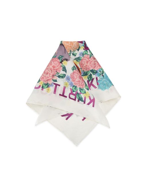 Kurt Geiger Red Bandana Scarf