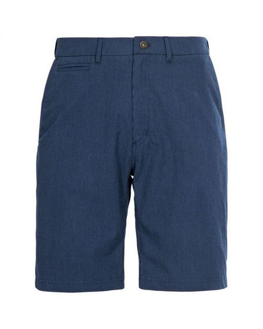 Trespass Blue Atom Casual Shorts ( Stripe) Cotton for men