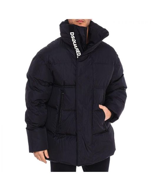 DSquared² Blue Padded Jacket S71An0219-S53352 for men