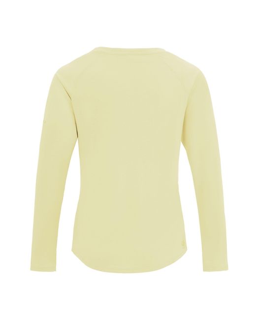 Dare 2b Yellow Ladies Serenity Long-Sleeved T-Shirt (Wax)